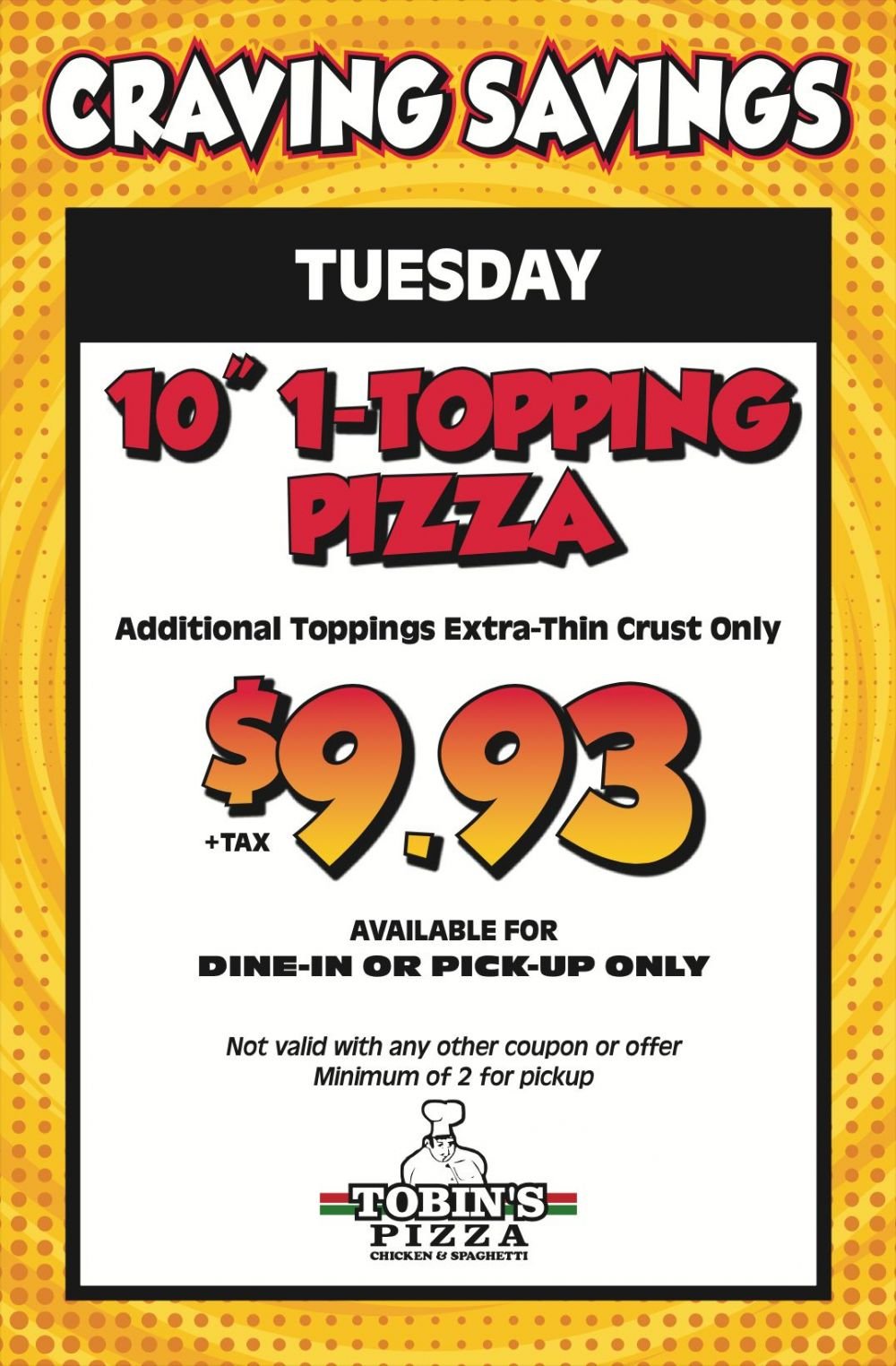 Tues 10 1-Topping Pizza 2024-05-03 at 7.43.34 PM